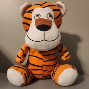 A&A Global Industries Tiger Plush 10" Stuffed Animal 2022 Striped White Nose 3+